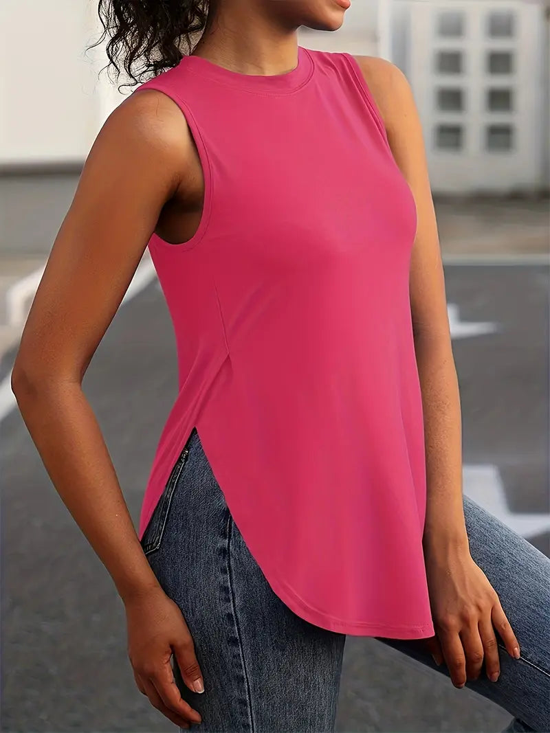 Desirae - Camisa Sin Mangas Transpirable
