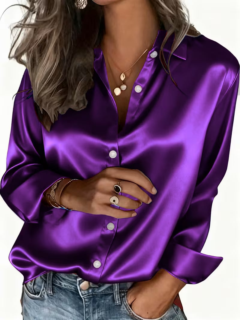 Kelina - Camisa De Manga Larga Con Botones