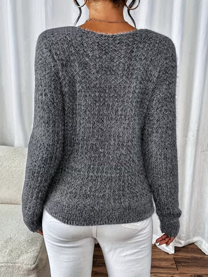 Aderah -Jersey Holgado Con Cuello en V