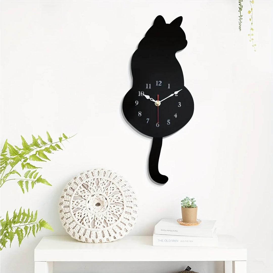 TailSpin - Reloj De Pared Cola Meneada De Gato