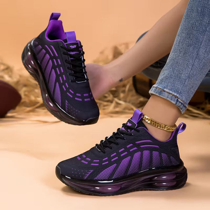 Nasyma - Zapatillas con Paneles Degradados y Suela Gruesa