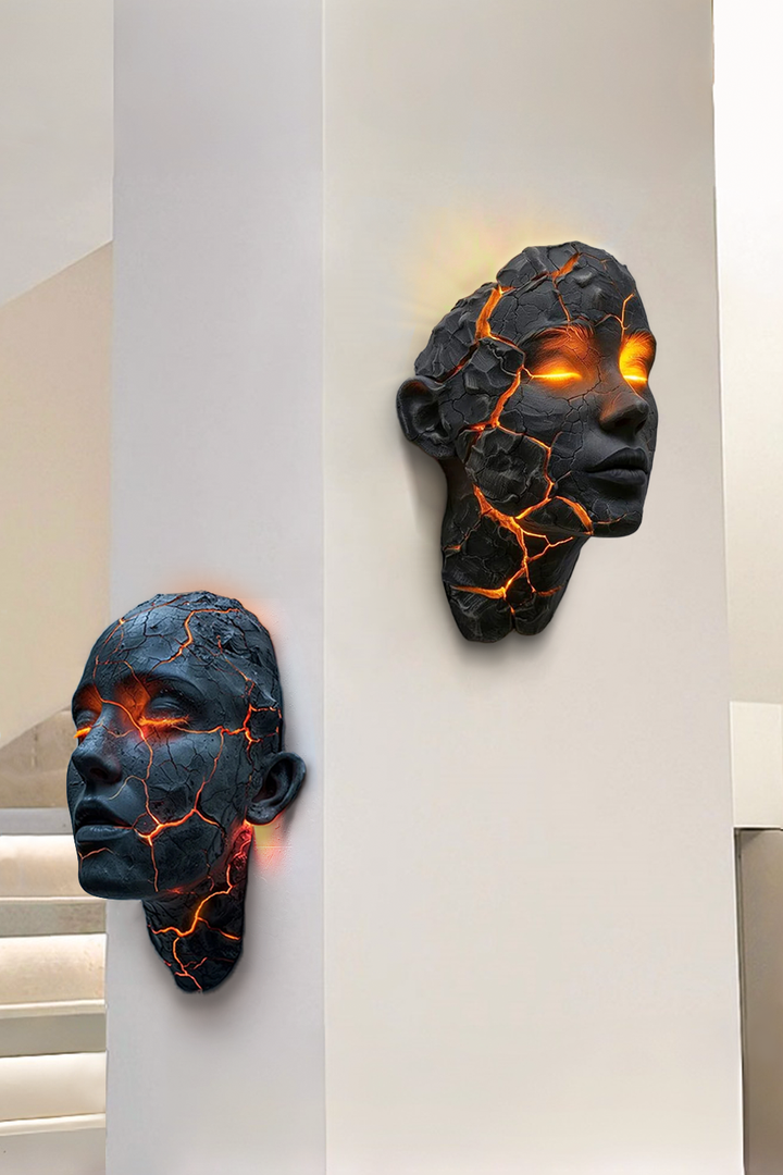 CrackGlow - Lámpara de pared Alma Quebrantada