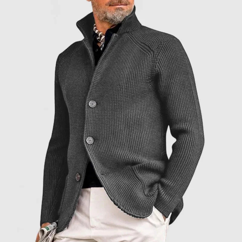 Maester - Elegante Cárdigan De Manga Larga Con Botones