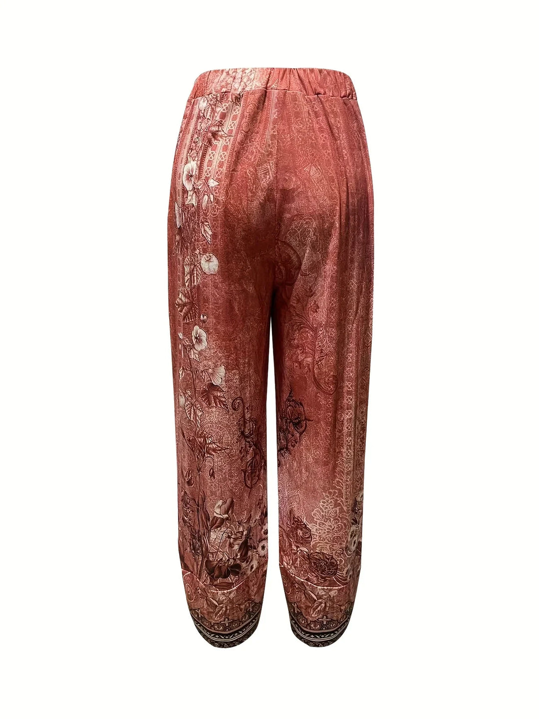 Kayden - Pantalón Capri Vintage De Flores