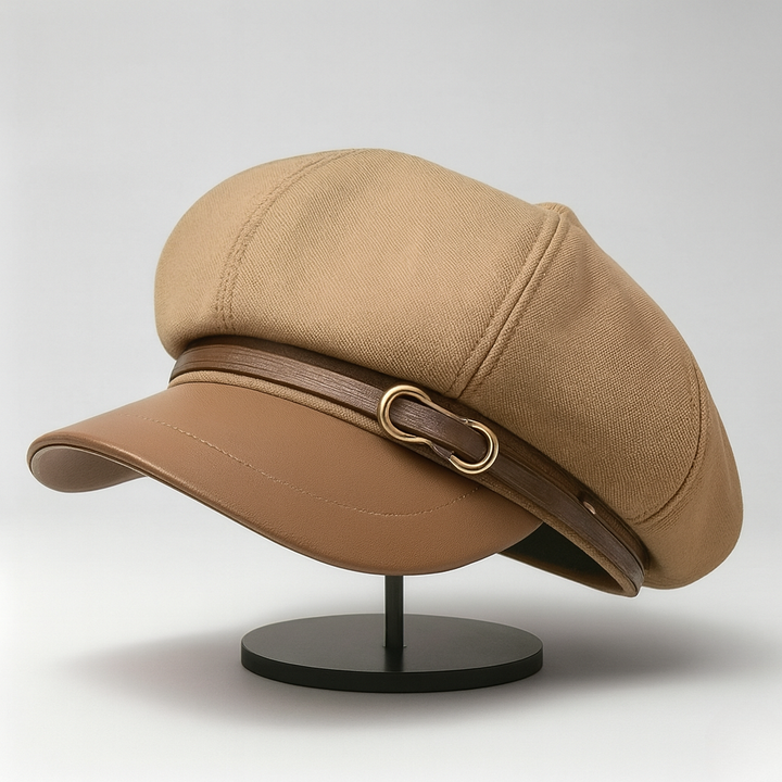 Naurine - Gorro Boina Informal de Lana