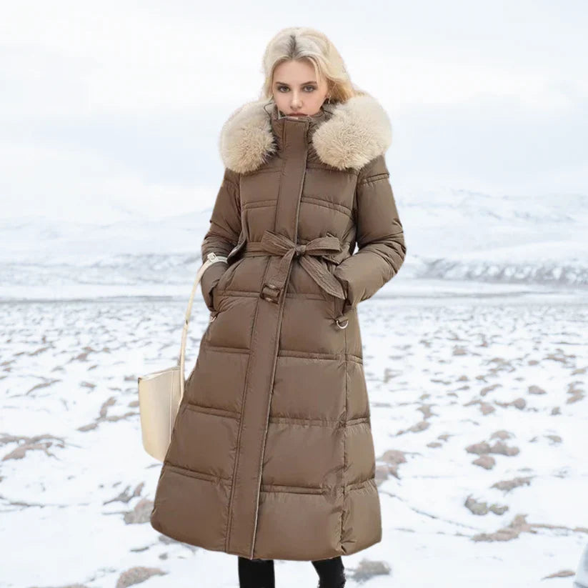 Lily - Parka De Invierno Con Capucha De Piel