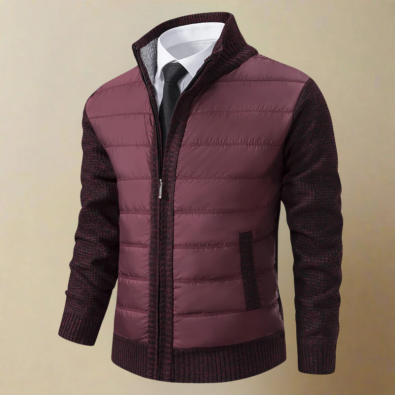 Feodor - Chaqueta Cálida con Cremallera y Cuello Alto
