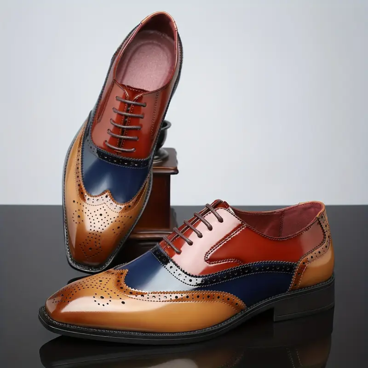 Shimon - Zapatos Óxford De Cuero