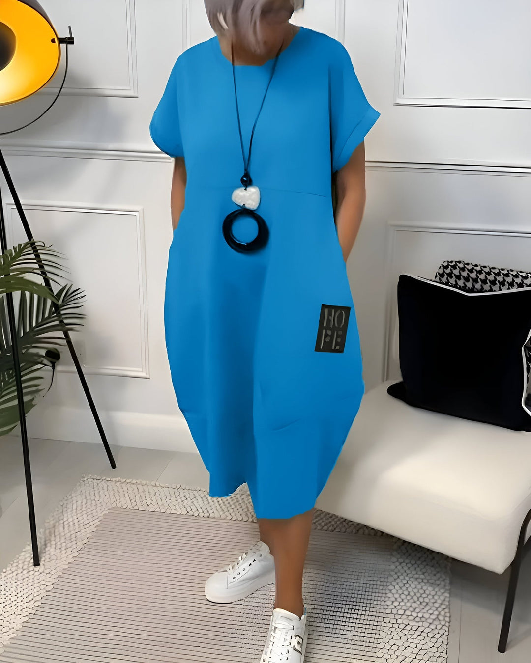 Jocelyn - Vestido Informal y Cómodo Con Bolsillos