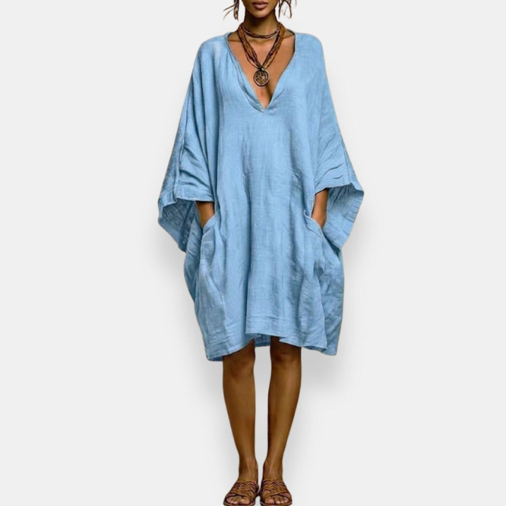 Diaraye - Vestido Holgado De Corte Bajo