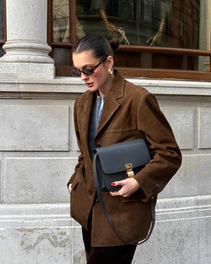 Eline - Chaqueta de Ante Para Primavera