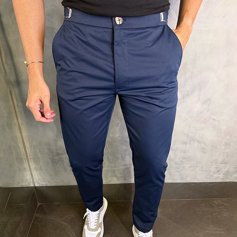 Matan - Pantalones Clásicos Elásticos De Corte Ajustado