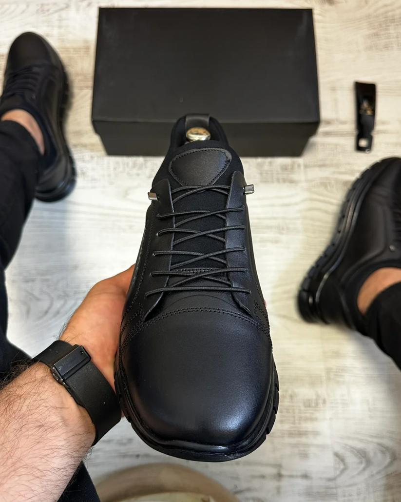 Steffen - Zapatos De Cordones De Cuero