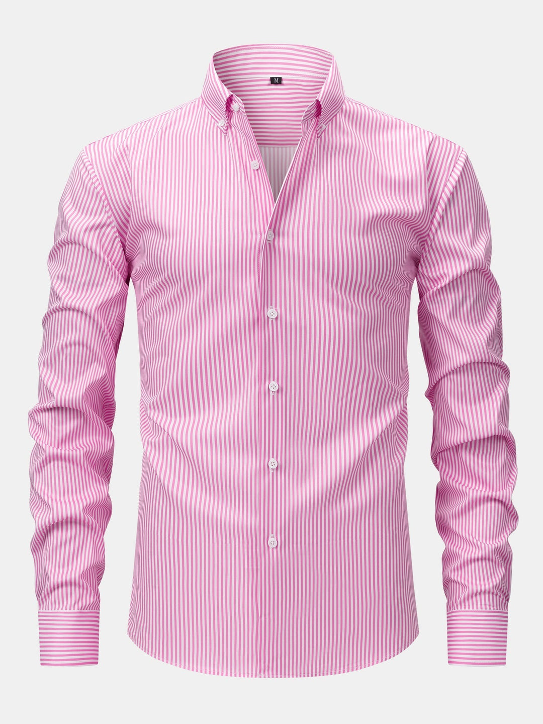Corey - Camisa De Manga Larga a Rayas Con Botones