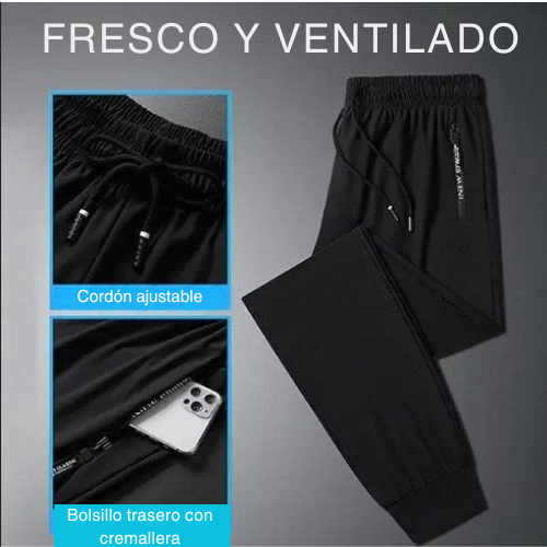 GlideFit - Pantalones Unisex De SecadoRápido y Elasticidad Ultraelevada