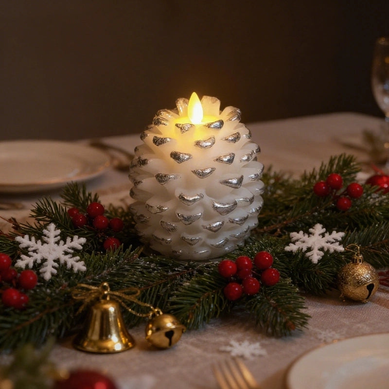 ForestFlame - Vela Sin llama Mood Pine Cone