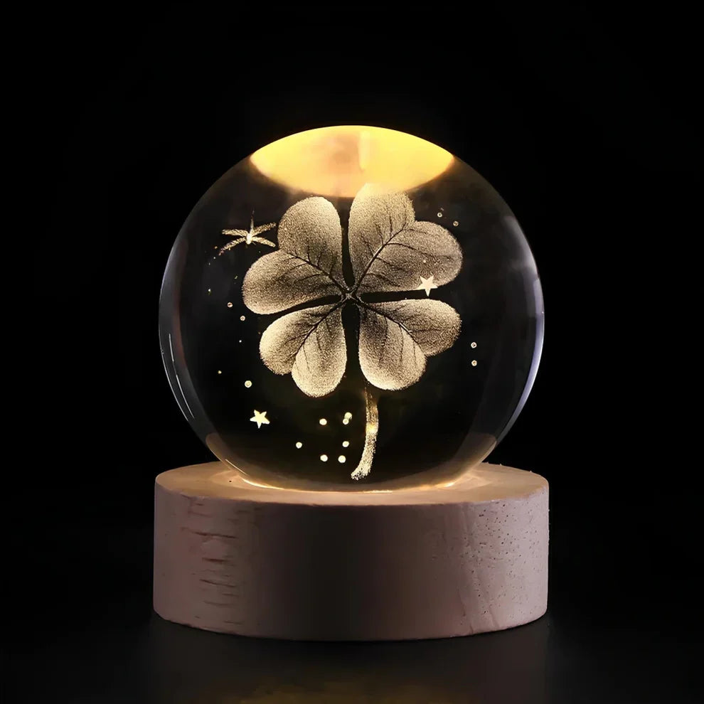 Glow Sphere – Lámpara Luminosa Con Bola De Cristal