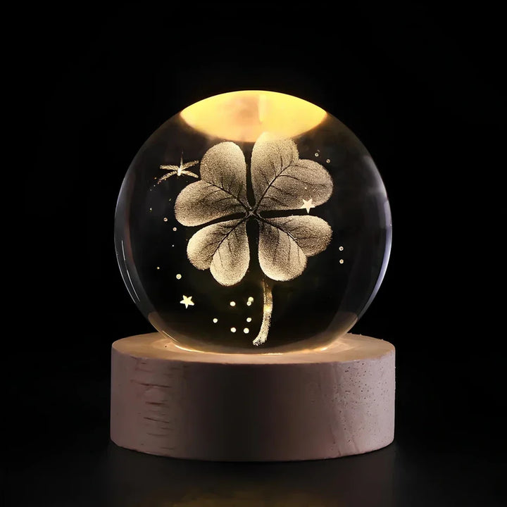 Glow Sphere – Lámpara Luminosa Con Bola De Cristal