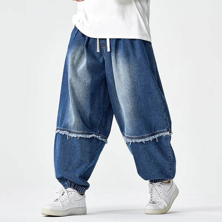 Brennan - Pantalones De Chándal Vaqueros De Corte Ancho y Elegante