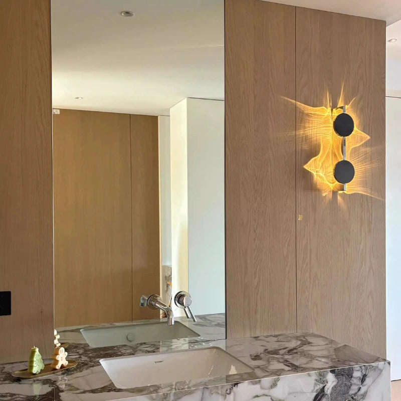 EchoLight - Lámpara De Pared Con Sombra Luminosa