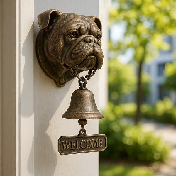 CharmBell -  Encantadora Campana con Forma de perro Para dar la Bienvenida