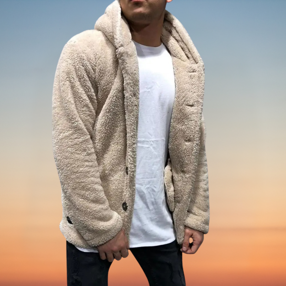 Lars – Abrigo De Invierno De Felpa Cálido