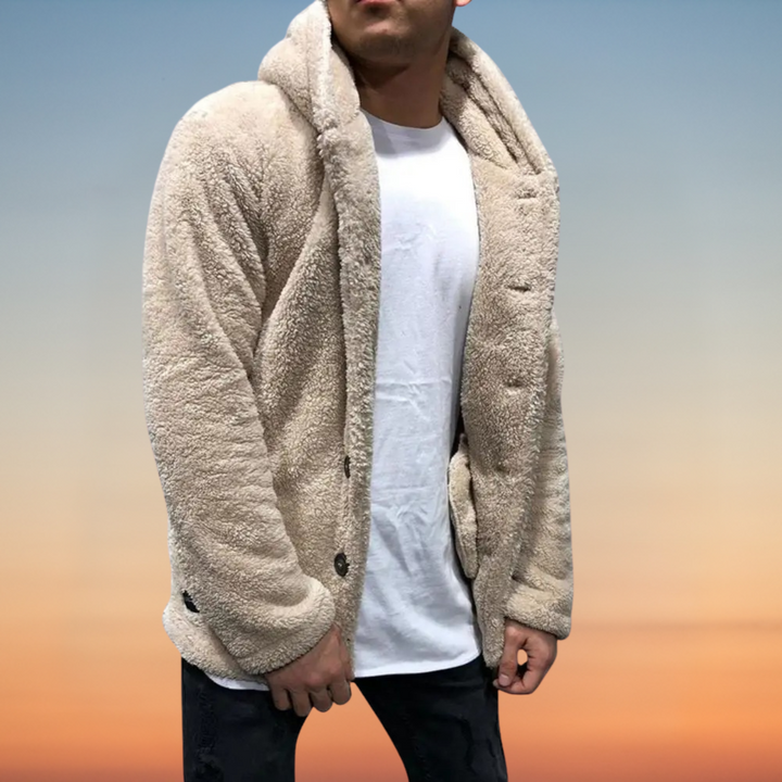 Lars – Abrigo De Invierno De Felpa Cálido