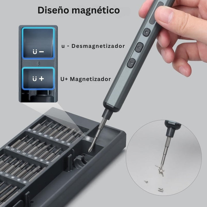 SwiftDrive - Mini Juego de Destornilladores Eléctricos de Precisión