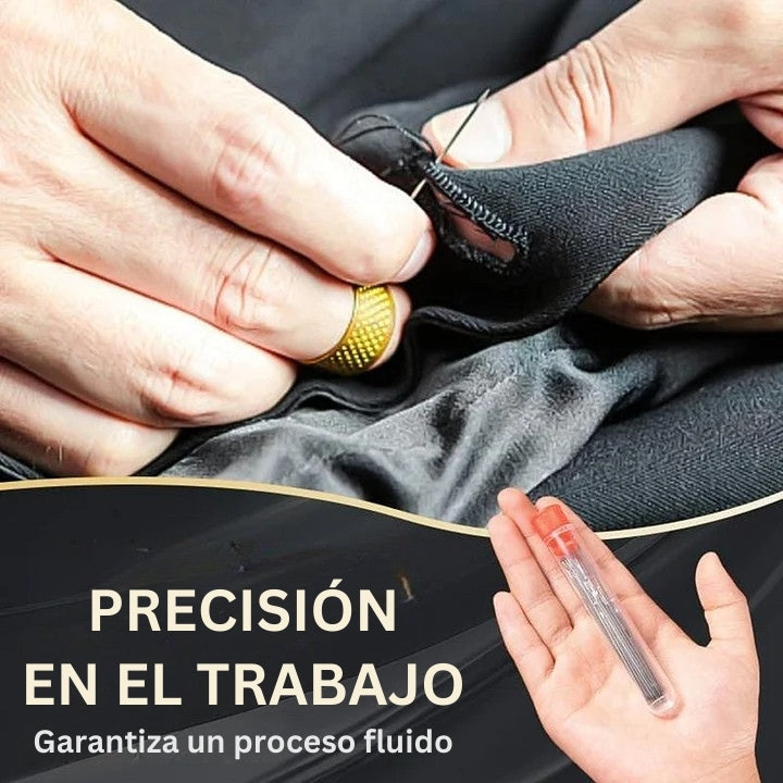 StitchPro - Juego De Agujas De Coser De Acero Con Ojo Grande