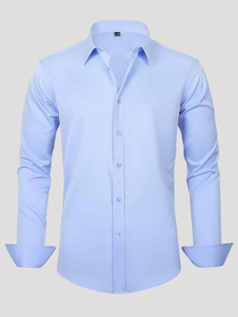 Bordon - Camisa Elástica Sin Planchar Con Botones