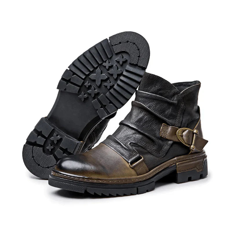Arjen - Botas Moteras De Piel