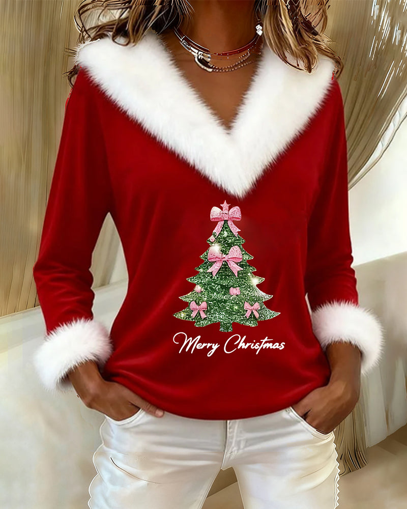 Janika - Cálido Jersey Navideño con Cuello en V