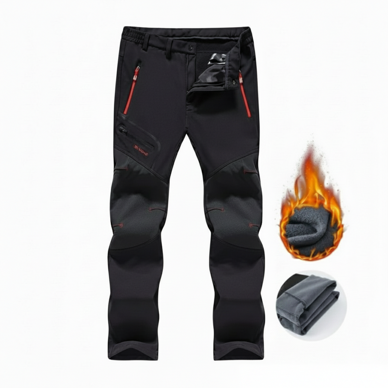 Zoranu - Pantalones de Senderismo Elásticos e Impermeables