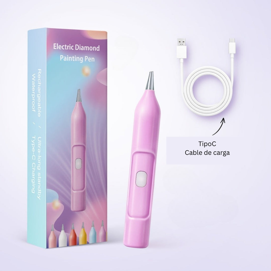 DazzleDot - Diamante Eléctrico Rotulador de Pintura 6 Colores