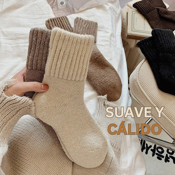 Woolora - Lujo Lana Cálida Calcetines