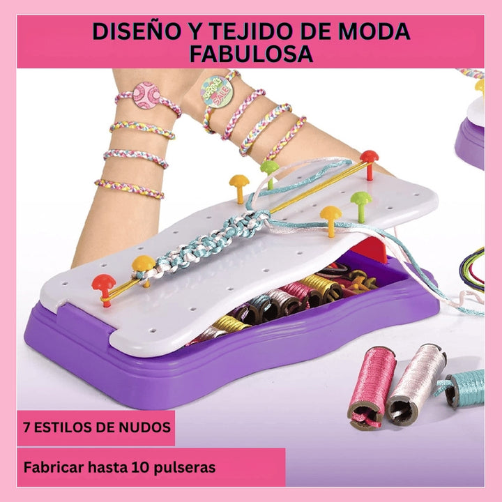 CharmCraft - Kit Para Trenzar Cuerdas a Mano