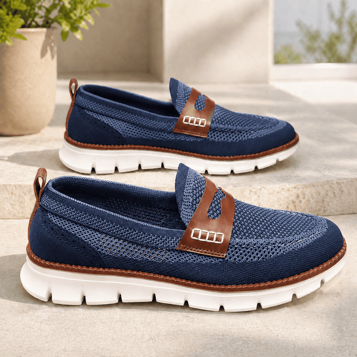Ailan - Zapatos Sin Cordones de Punto