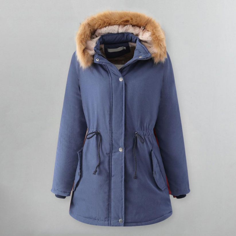 Gritta - Cálida Chaqueta de Algodón Con Capucha