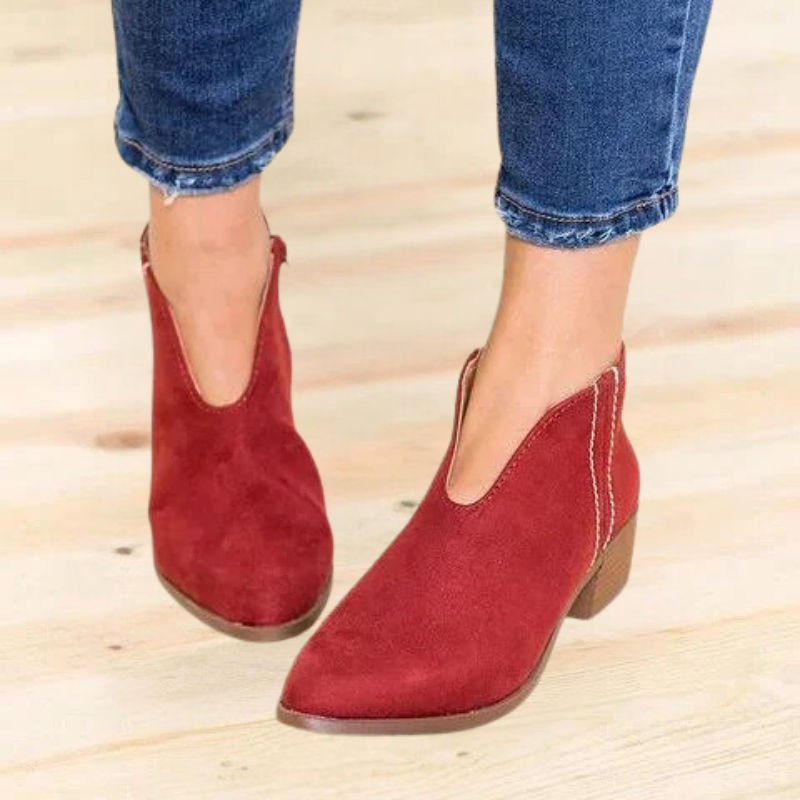 Philomena - Botas Con Cremallera En V