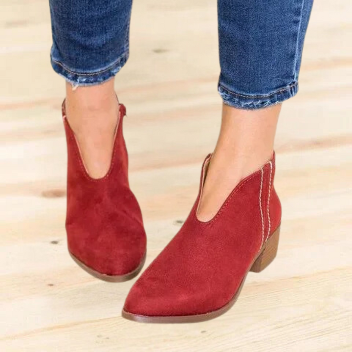Philomena - Botas Con Cremallera En V