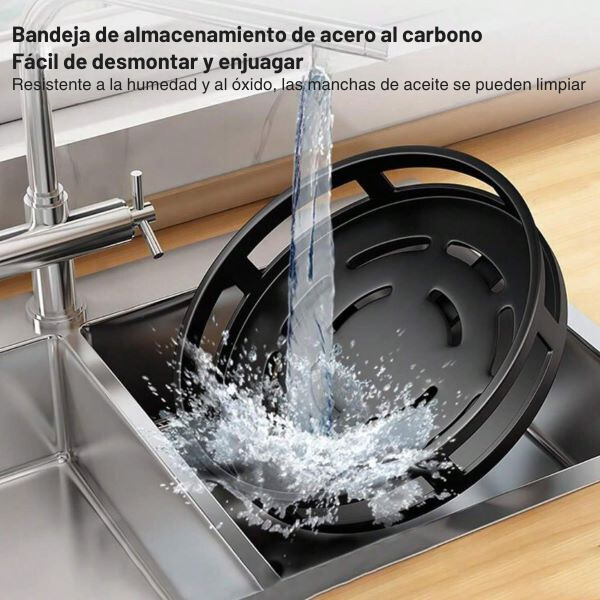 SpinEase - Organizador Giratorio 360° (3 Capas)