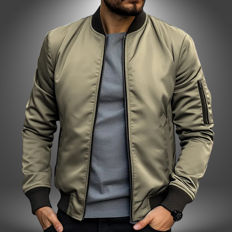 Jeffri - Elegante Chaqueta Bomber