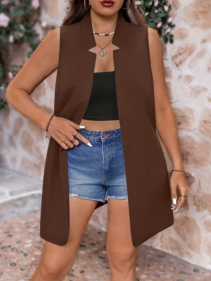 Alanaa - Chaleco Sin Mangas Elegante