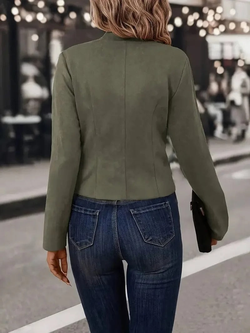 Zufia - Blazer Pequeño de Doble Botonadura