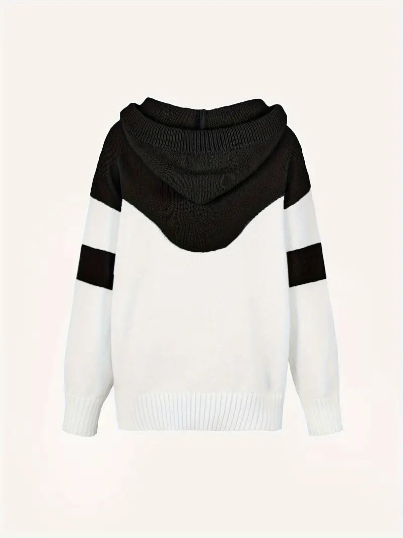 Letitia - Sudadera Con Capucha y Cordón en Bloque de Color