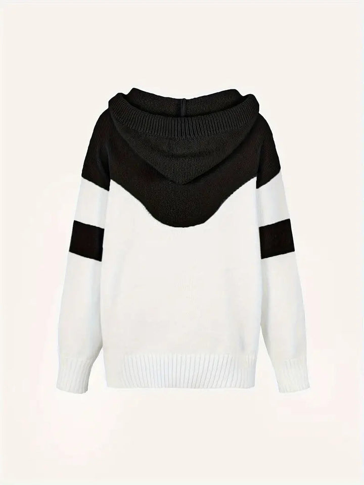 Letitia - Sudadera Con Capucha y Cordón en Bloque de Color