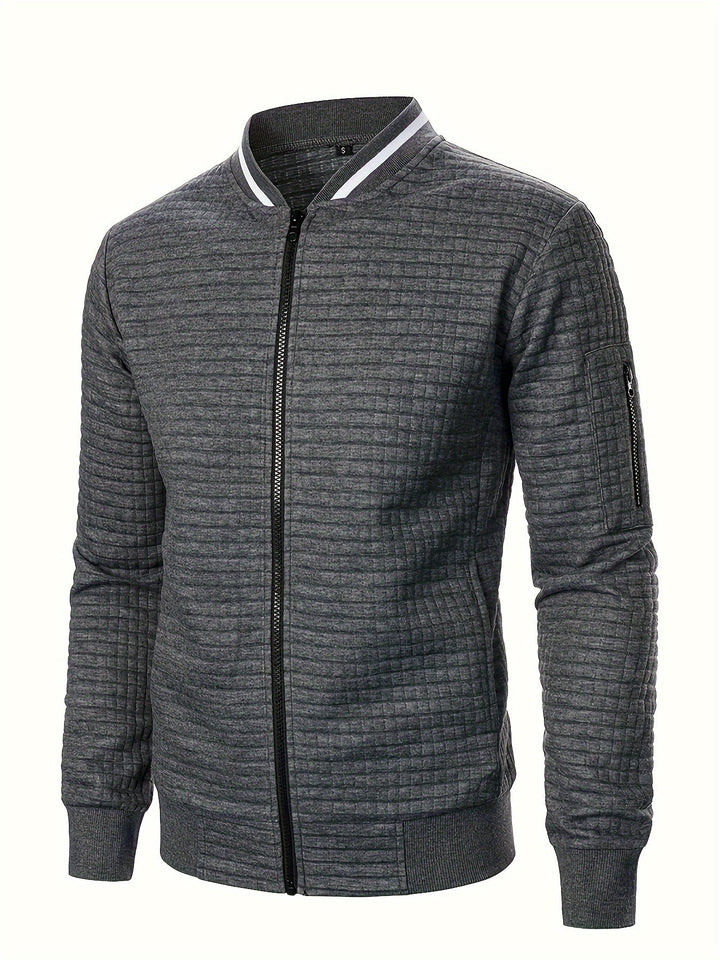 Benjie - Chaqueta Tipo Cárdigan Con Cuello Alto Y Cremallera