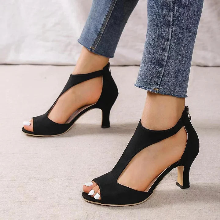 Kalysha - Zapatos De Tacón Con Cremallera Trasera En Forma De Pez