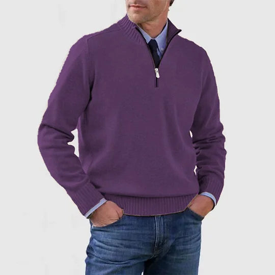 Ben - Jersey Cálido y Moderno Con Media Cremallera