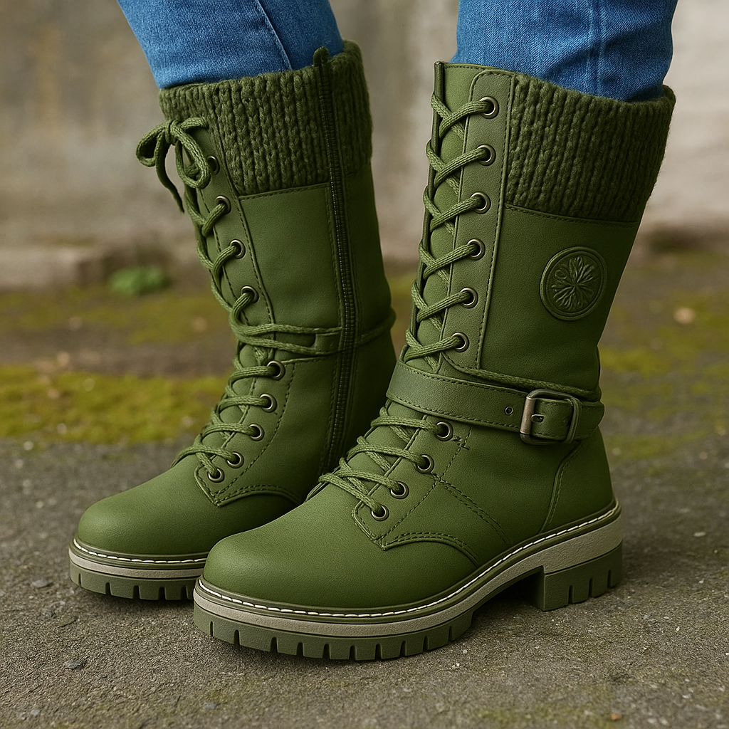 Carolina - Bota Twist Con Cremallera Lateral